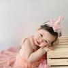 1 PC Fashion Cute Girl Crown Princess Hairpin Lace Pearl Shiny Star Headband Hairpin Hairpin Hair Accessories Hair Birthday Hat