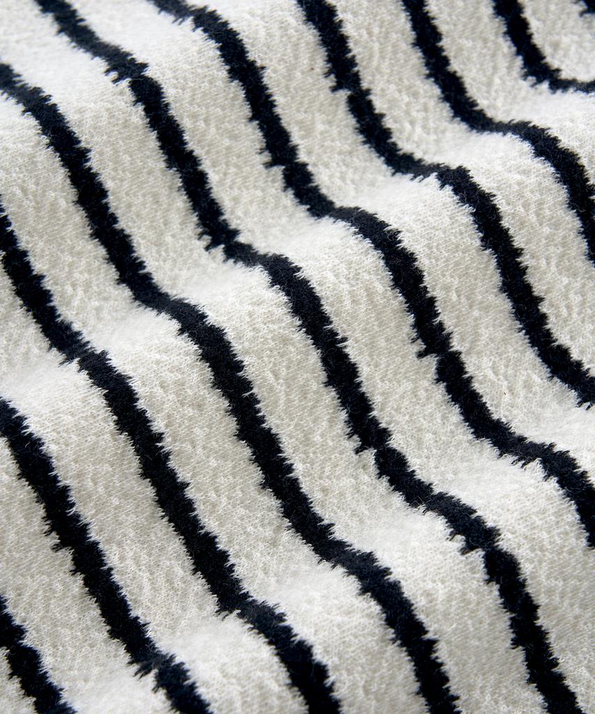 Peullojeulum Stripe Noise Henleyneck Black