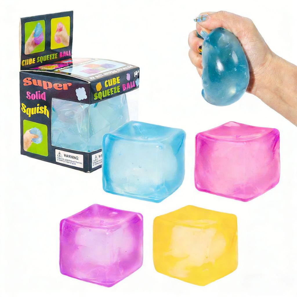 Mustbuy Squishy Stress Ball Squishies Squishy Toys Squishies Needoh Nice Cube Cheese Squishy Sensory Toys for Kids Stress