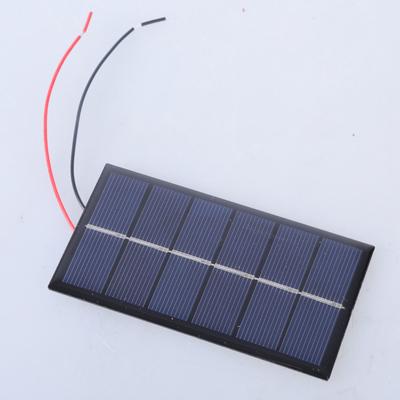 Panneau Solaire 3V 220MA Plaque Colle Goutte à Goutte Avec Fils Panneaux Solaires Plaque de Silicium Polycristallin pour Utilisation Voiture Jouet
