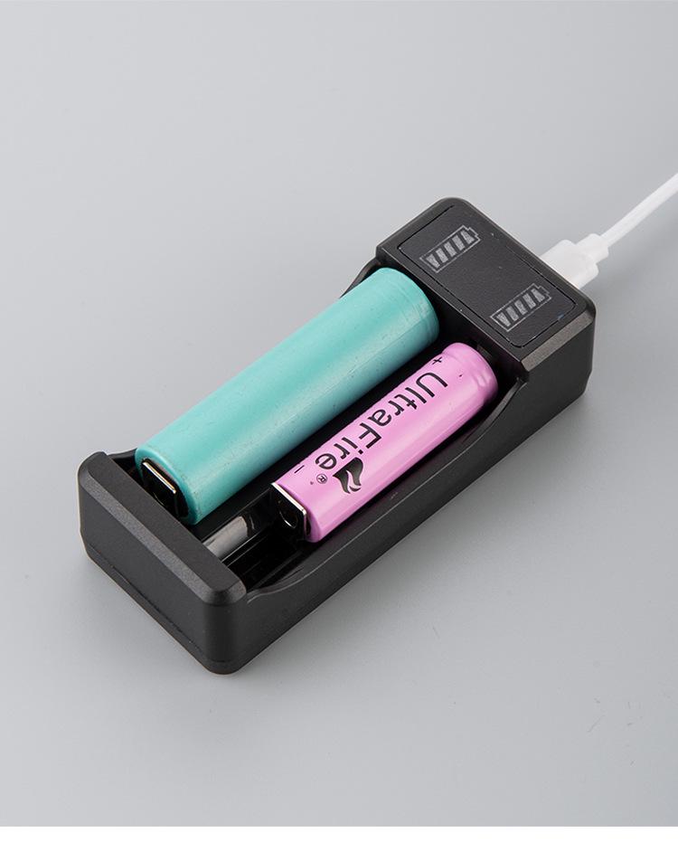 Smart Fast Charger for 18650 & 21700 Lithium Batteries with Multi-Slot and Indicator Light