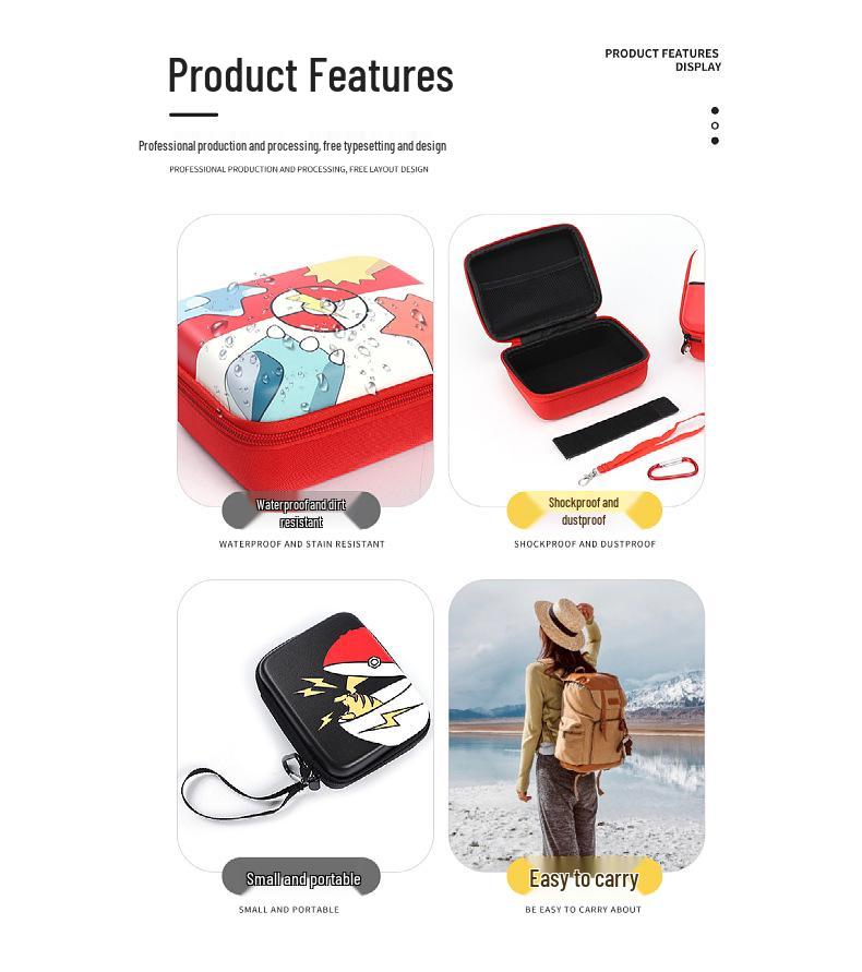 Pokemon & Anime Card Storage Box for MTGA & Yu-Gi-Oh Cards