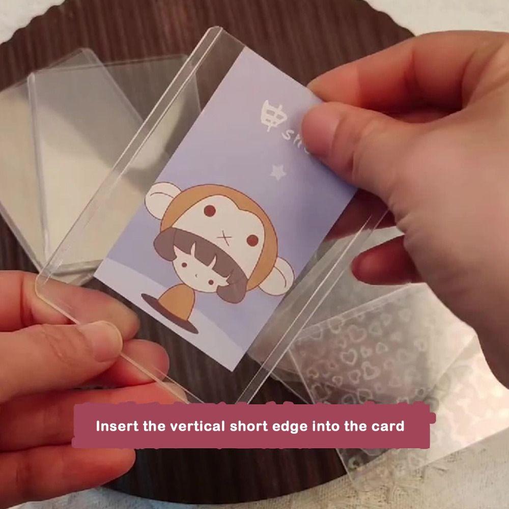 10pcs Transparent Clear Photocard Holder
