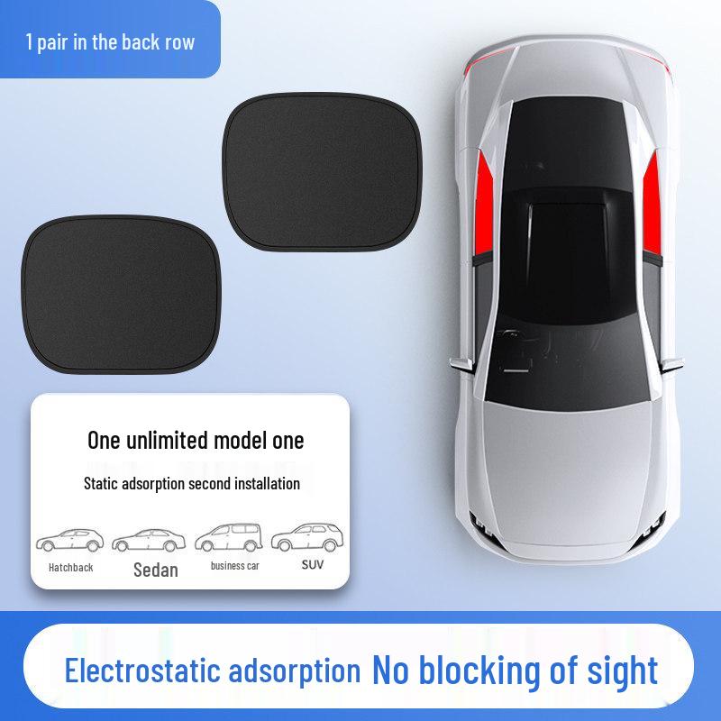 Car Sunshade Curtain: Side Window Shade for Baby's Privacy and Sun Protection.