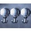Reusable 1Pieces /3 Pieces Heavy Duty Hook Chrome-plated with Vacuum Suction Cup for Bathroom and Kitchen/ Restroom