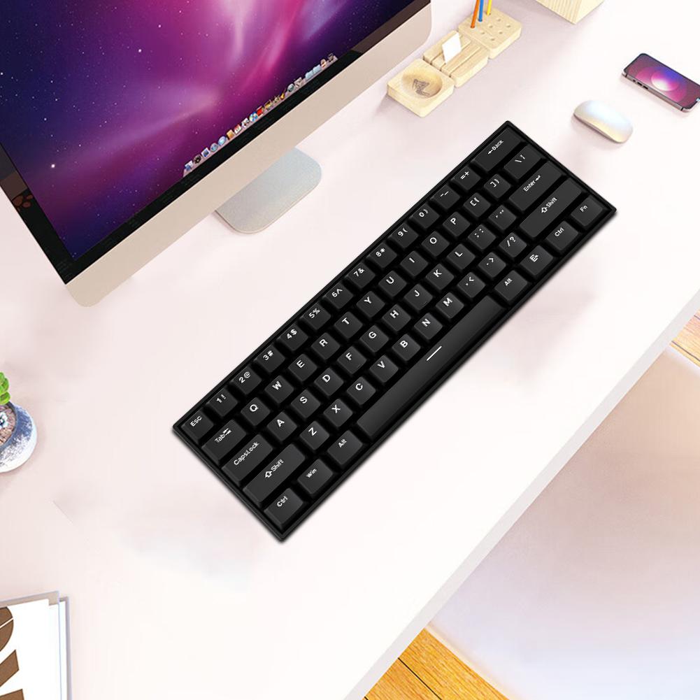 Wired Mechanical Keyboard with Magnetic Switch Gaming Keyboard 0.01mm Rapid Trigg Compact Keyboard 128K Sampling Rate for Gaming