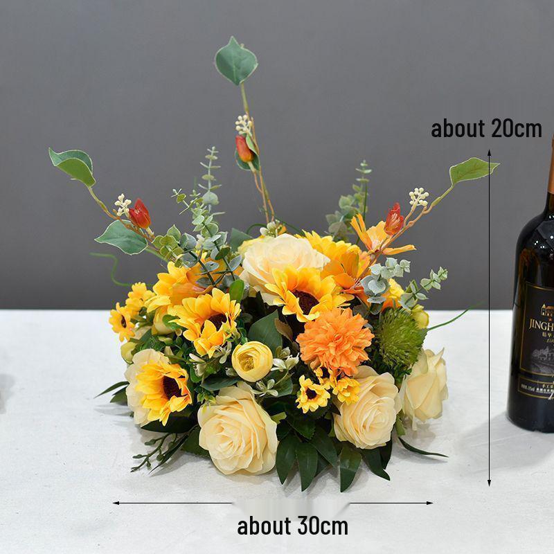 Japanese-Style Floral Art Table Decoration for Weddings and Events