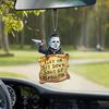 Creative Halloween Scary Car Hanging Decoration With Colorful Acrylic Design