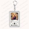 Hot Singer Mora Keychains for Women Accessories Bag LO MISMO DE SIEMPRE LA INOCENTE Music Code Keying Jewelry Fans Friends Gifts