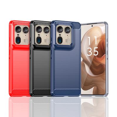 Voor Cover Motorola Edge 50 Ultra Hoes Voor Moto Edge 50 Ultra Zachte Siliconen Koolstofvezel Achterkant Hoes Voor Moto Edge 50 Ultra Hoes