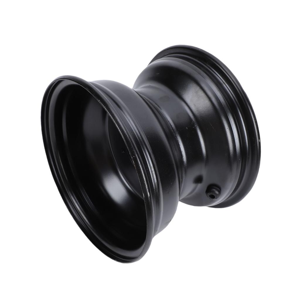 18X9.50 8 ATV Hinterradfelge Schwarze Lackbeschichtung Stahl 4 Löcher 8 Zoll Go-Kart Felge für Quad Dirt Bike Aufsitzmäher