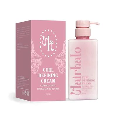 Curl Defining Cream Anti-Frizz Volumizing Natural Fluffy Hair Styling Cream Curl Care Less