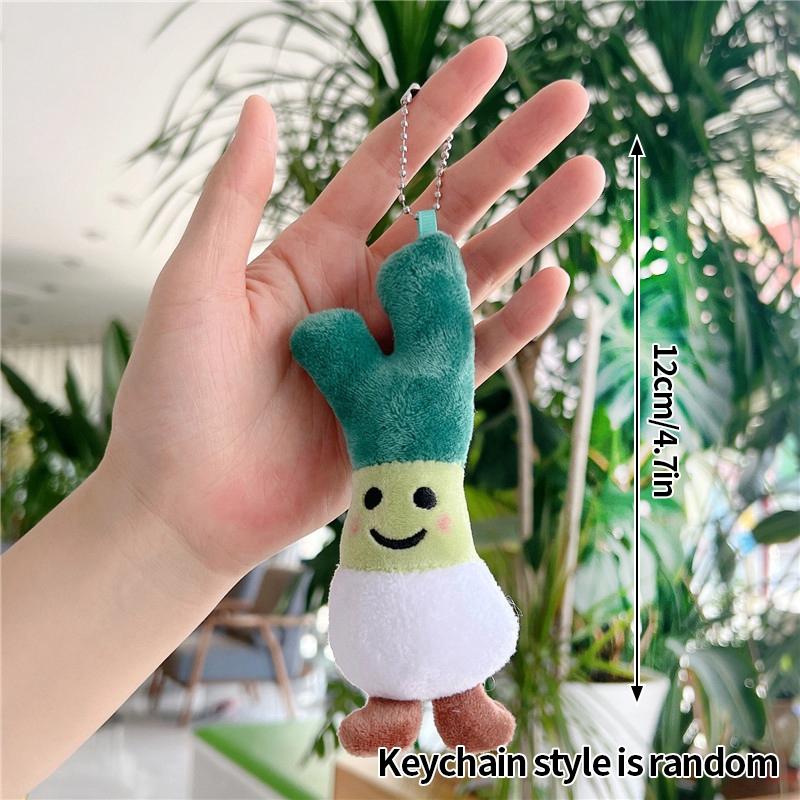 Vegetable Mini Food Plush Keychain Cute Potato Stuffed Keychains Backpack Pendant Car Keyrings Party Favors Classroom Prizes