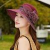 Summer fashion versatile organza sunshade sunscreen hat children outdoor travel leisure sun hat show washbasin hat