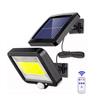 Outdoor Solar Wall Lamp with Motion Sensor, Waterproof, for Garden or Street Lighting