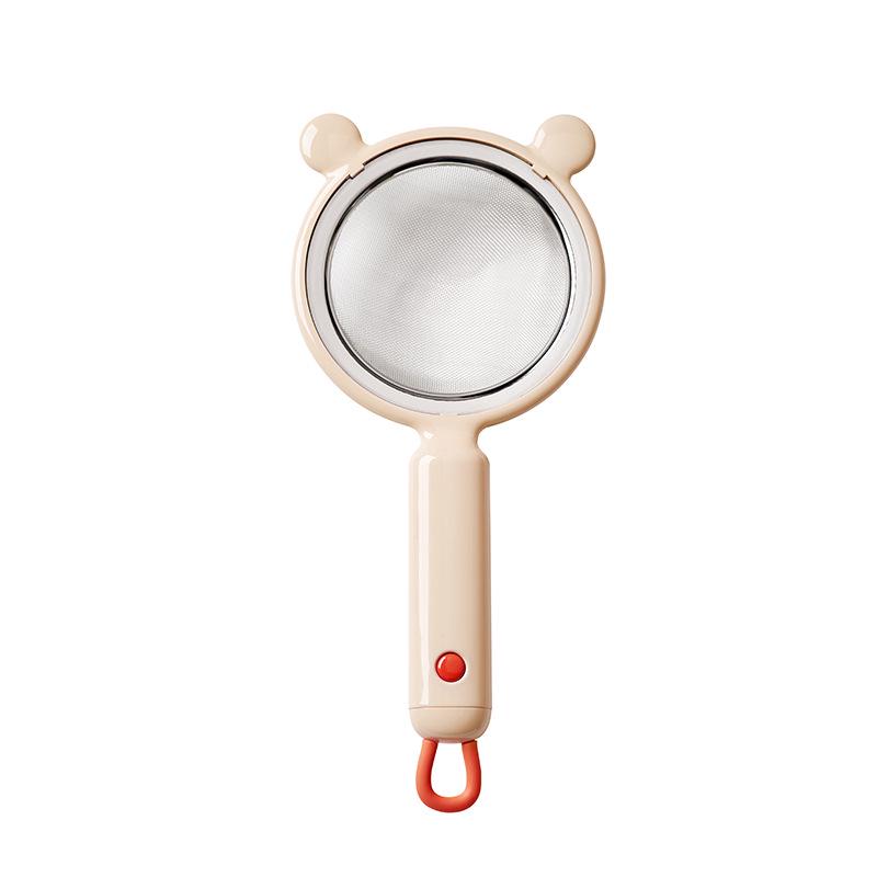 

Многофункциональное сито для муки и соевого молока Little Bear с защитой от ожогов, детское сито для сока бежевый