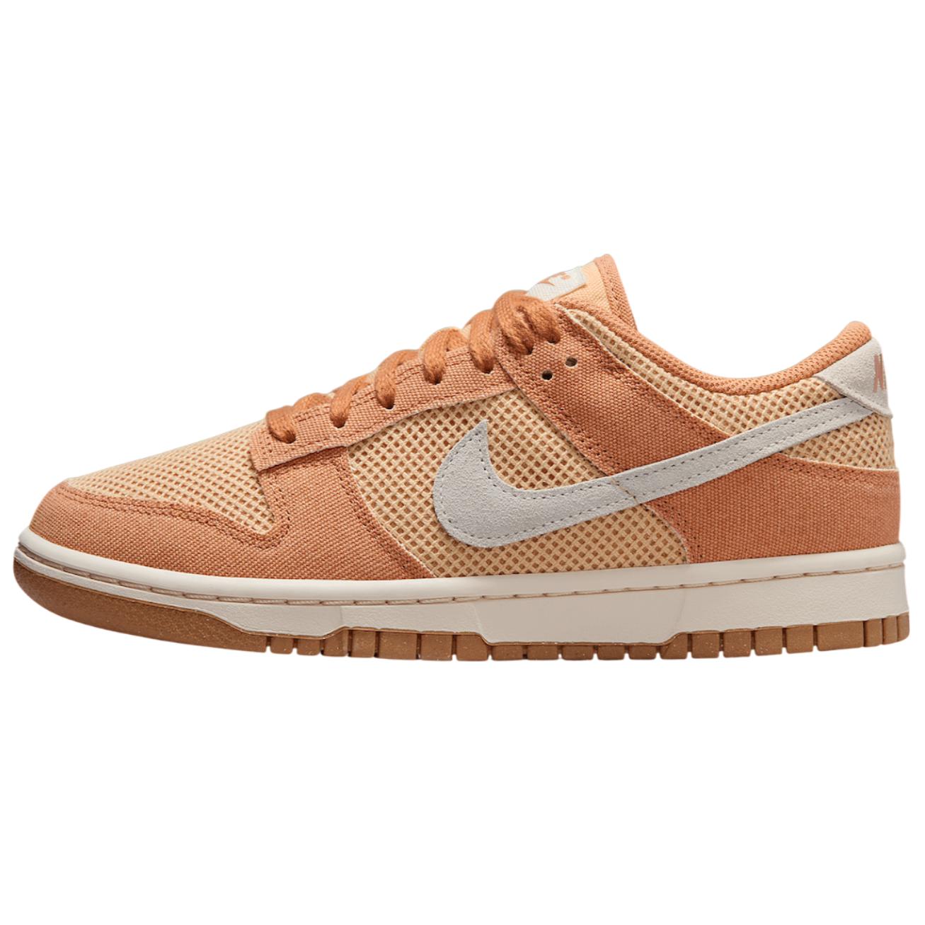 

Nike Dunk Low Next Nature SE Amber Brown Women Sneakers White-Onyx Gum-Light-Brown Pale-Ivory HJ5864-200 38.5