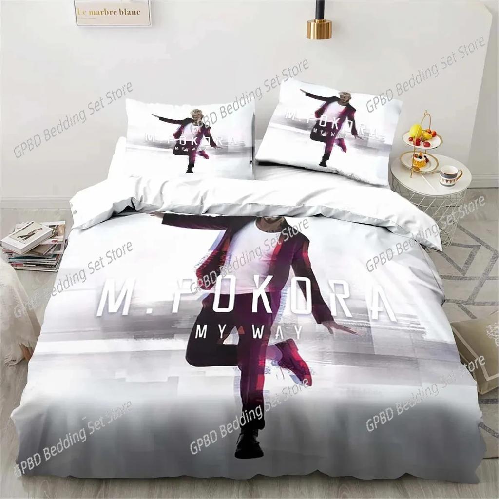 3D Print Matt M. Pokora Comfortable Duvet Quilt Cover Pillowcase Bedding Set Children Bedroom Decoration Home Textile