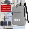 Custom Logo Casual Laptop Backpack - Company Anniversary Business Souvenir with Large Capacity