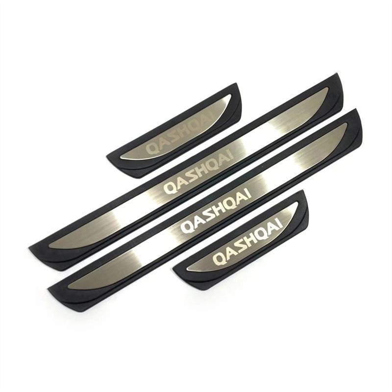 Für Nissan Qashqai J12 2024 Hintertür Kofferraum Stoßfänger Einstiegsleiste Pedal Schutzleiste Abdeckung Verkleidungen Autozubehör