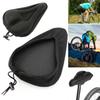 1/2/3pcs Bicycle Saddle 3D Seat Cover Padded Wide Gel Soft Pad Exercise Seat Cushion Wide Foam Mountain Bicycle Seat Cushion