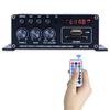 AK370 Power Amplifier Multifunctional Low Distortion Bluetooth-compatible Wireless Connection 12V/220V 2CH Audio Amplificador for Home