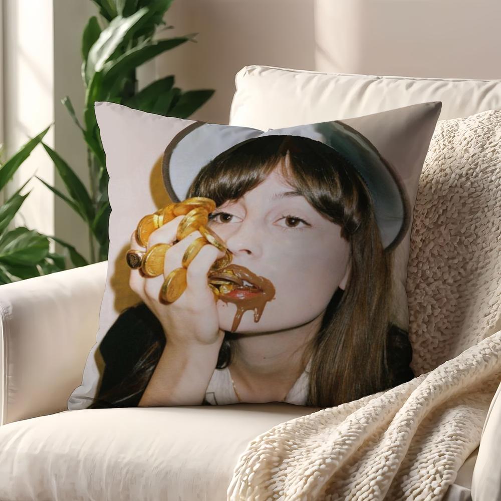 Singer F-Faye Webster Music cushion cover Pillow Cover Decoration Room Home Sofa living Office Car Nordic Simplicity