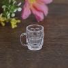 2Pcs 1:12 Dollhouse Mini Resin Wine Glass Simulation Drink Cup Model Toys