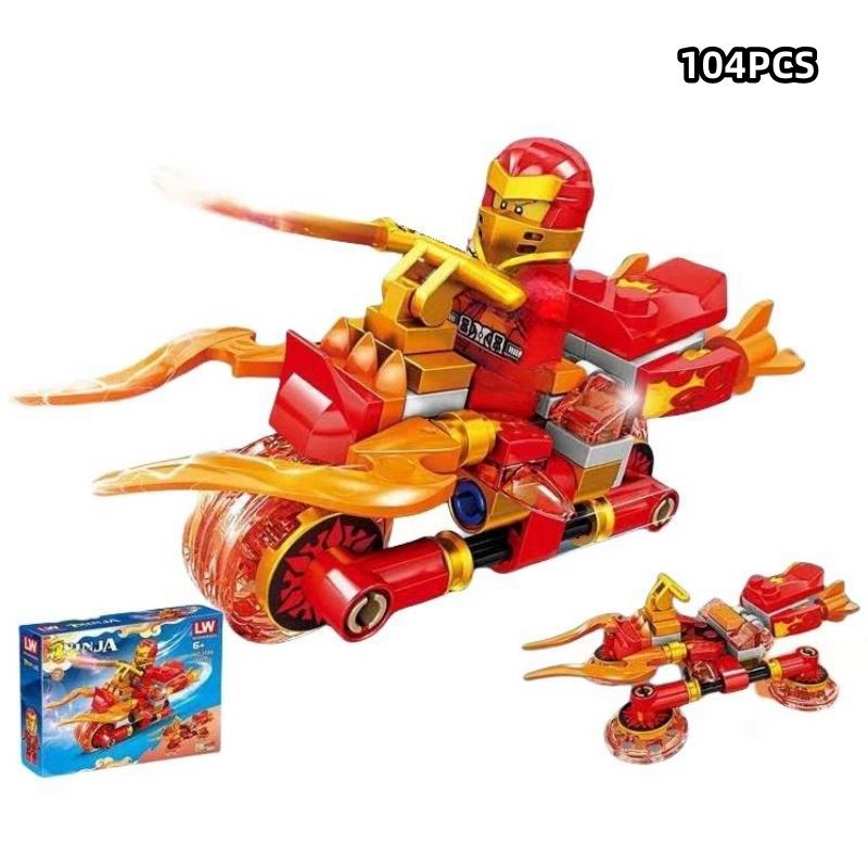 Ninja Dragon Building Blocks Mini Compatible Figures Bricks Kit Classic Movie Model Kids Toys Boys For Children