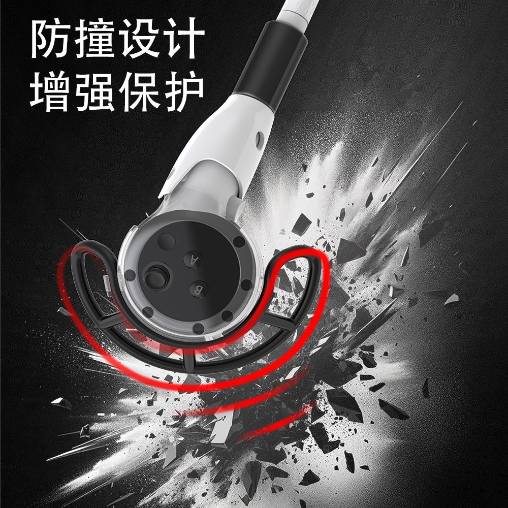 Golf Racket for Meta Quest 3 VR Golf Club Handle Attachment Golf Handle Realistic Golf Club Attachment for Quest 3 Accessories