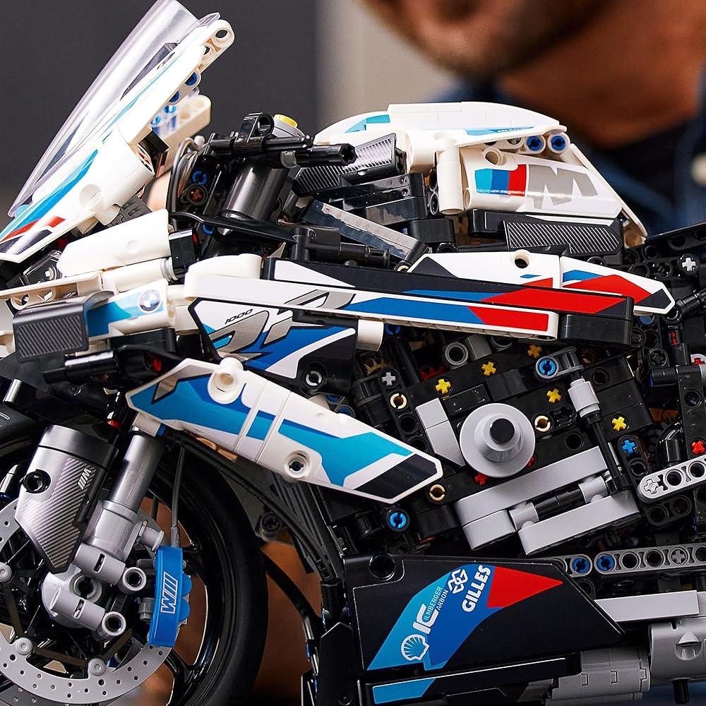 LEGO Technic BMW M1000 RR Toy Building Set 42130 for Kids and Adults Vehicle Model