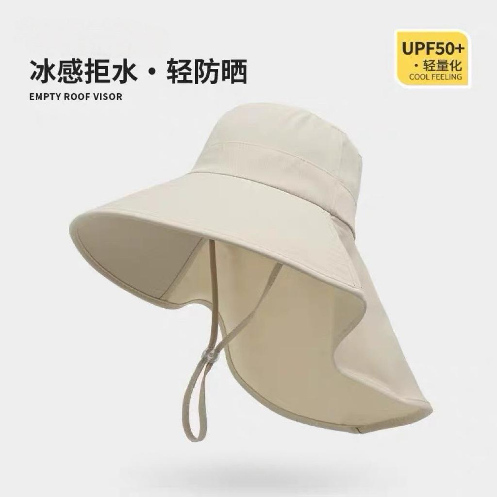 

Spring sunscreen cap breathable face mask summer neck protection integrated sun hat ultraviolet outdoor sun hat