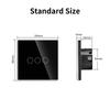 Bingoelec White Crysal Glass Wifi 1/2/3/4 Gang Smart Home 220V Wall Light Switches and Socket Tuya Wifi Smart Switch