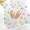 Mini Small Bow Nail Art Accessories Internet Celebrity Ice Transparent Resin 3D Bowknot Beautiful Girl Nail Decoration