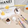 Mini Nail Polish Powder Liquid Nail Cup Nail Brush Cleaning Tools Liquid Power For Mixing Bowl Ghost Cartoon Brush Holder Dish