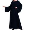 TikTok-Inspired Simple Casual Muslim Women's Robe Dress