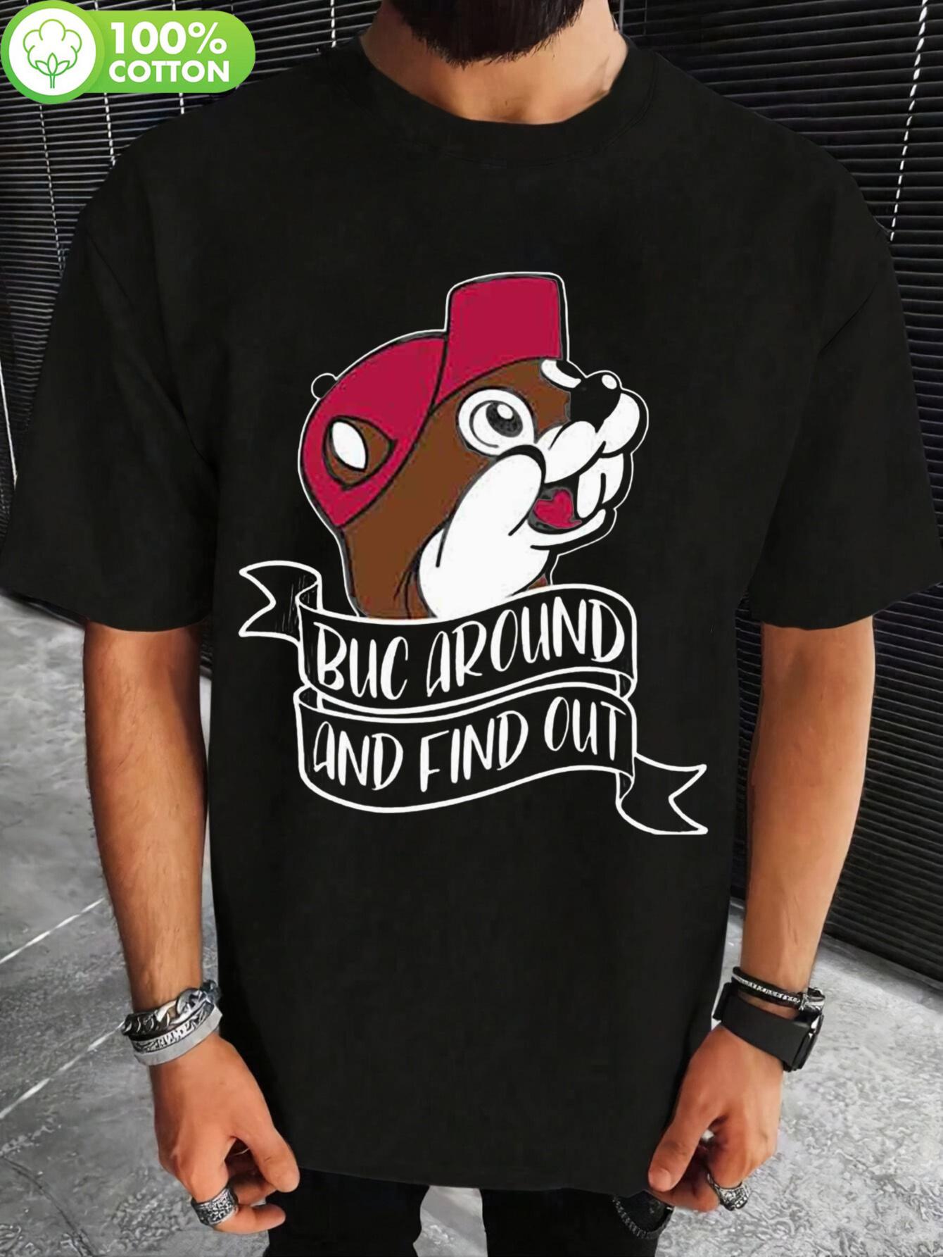 BUC Around and Find Out Graphic Tshirt - Black Short Slee... XL