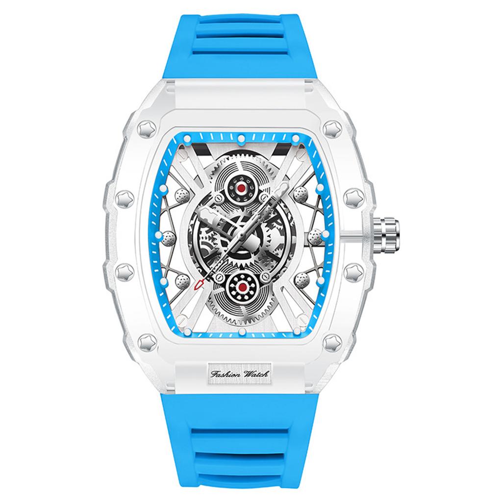 Vanntett lysende løpevekkerklokke for menn