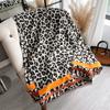 New Autumn And Winter Leopard Print Scarf Women Cashmere Shawl And Wraps Pashmina Neckerchief Bufanda Female Long  Echarpe
