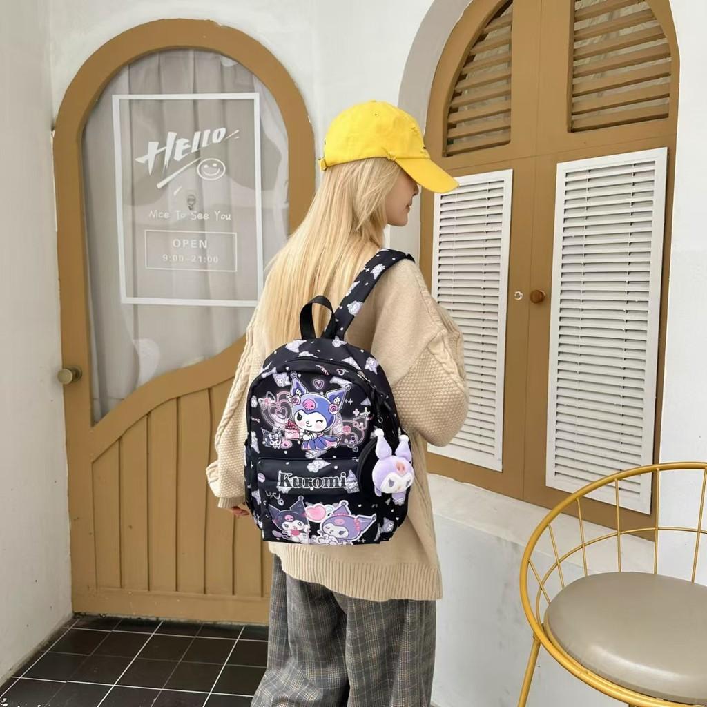 Kuromi Sanrio Hello Kitty My Melody Kreslený Vzor Batoh Dětské Dárky