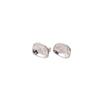 Irregular Geometric Earrings: Elegant Silver Studs with Simple, Versatile Design for Women