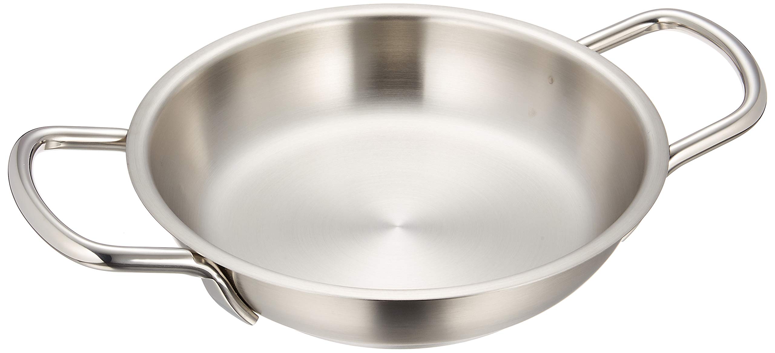 

Endo Shoji Commercial Murano Induction Omelette Pan, 20cm, IH Compatible, 18-8 Stainless Steel, AOM0501