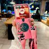 Retro Camera Phone Case For Motorola Moto Razr 50 Ultra Blu-ray PC Hard Shell Protect Crossbody Rope Back Cover