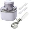 Cuisinart Ice Cream Maker ICE-M10WJ & Kai Dishes & 2 Spoons 4-Piece Set