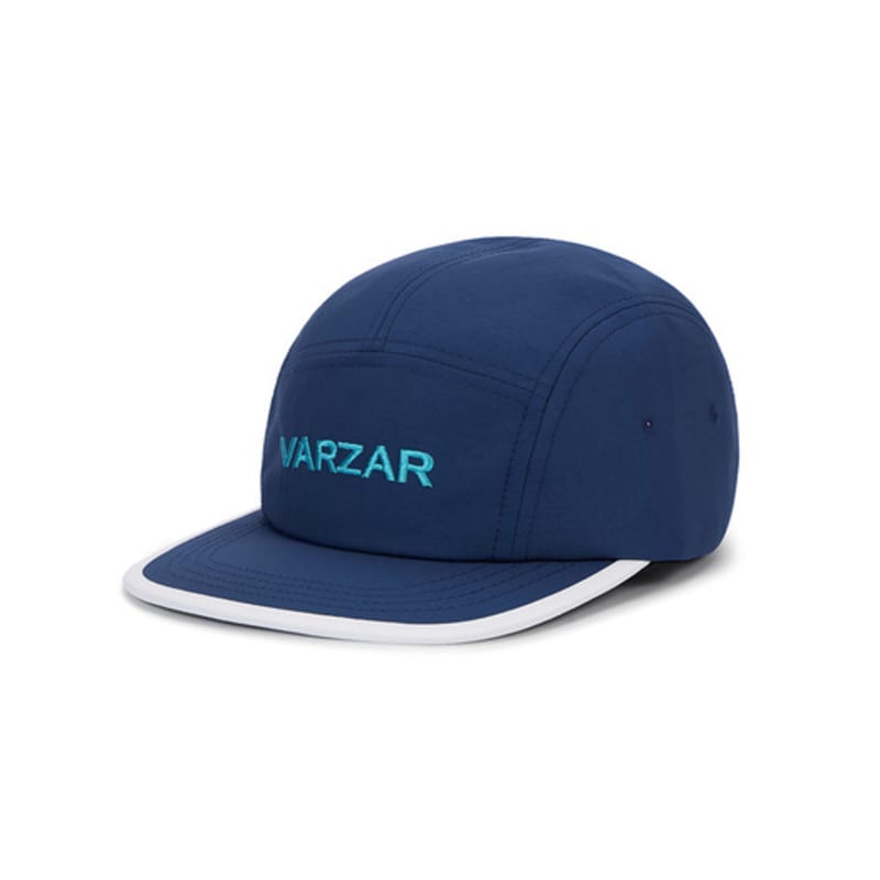 VARZAR Logo Two-Tone Camp Cap Navy