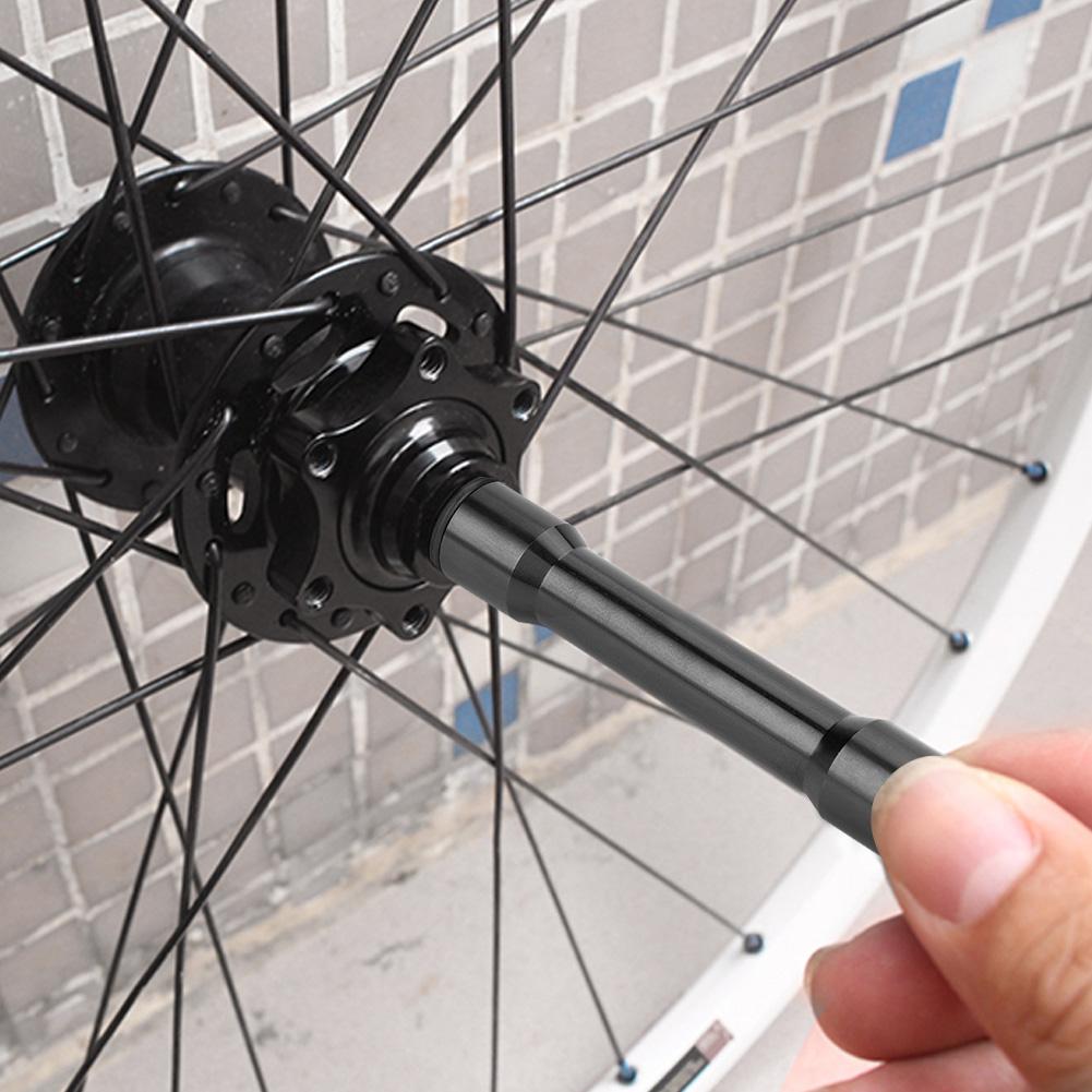 15mm Thru Axle Hub Adapter to 9mm Quick Relse Skewer for 100mm Front Wheel (Black)