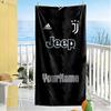 Juventus Customized Name Beach Towel Quick-Dry Soft Microfiber Suitable for Sports Travel Swimming Yoga Bathroom Beach And Pool