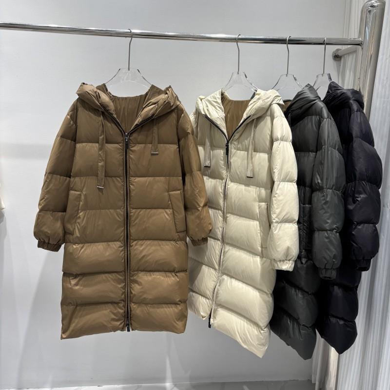 Womens Long Hooded Down Coat Winter Thick Warm Oversized Parka With 50% Duck Fill