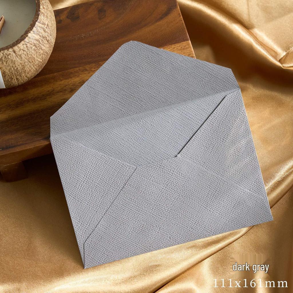 Chinese Retro Style Woven Pattern Envelope & Letter Set with Kraft Paper & Sealing Wax
