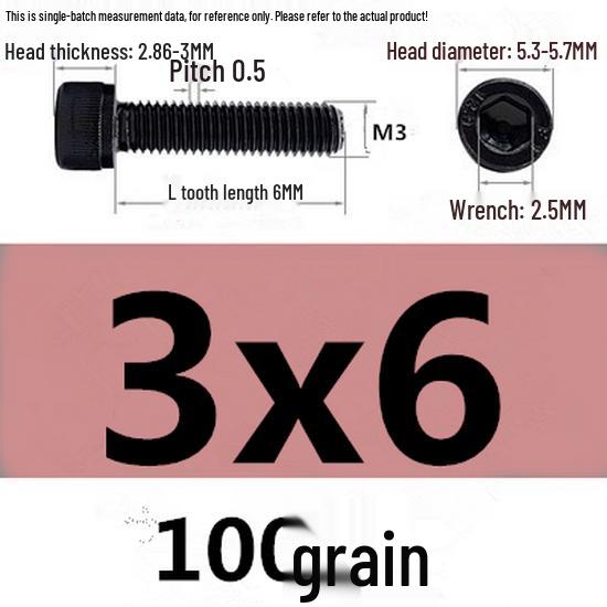High-Strength Grade 12.9 Internal Hex Head Screws M1.4-M20